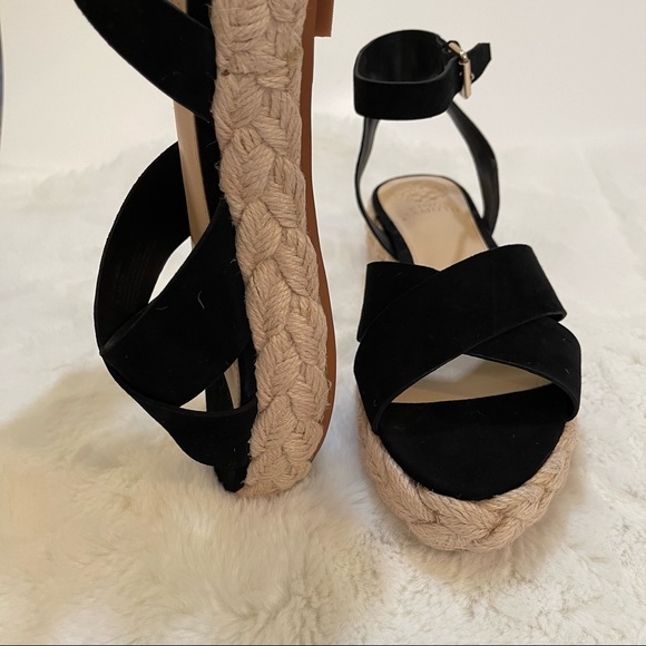 🆕🏷Vince Camuto ankle strap espadrilles braided flatform sandals - Picture 13 of 13